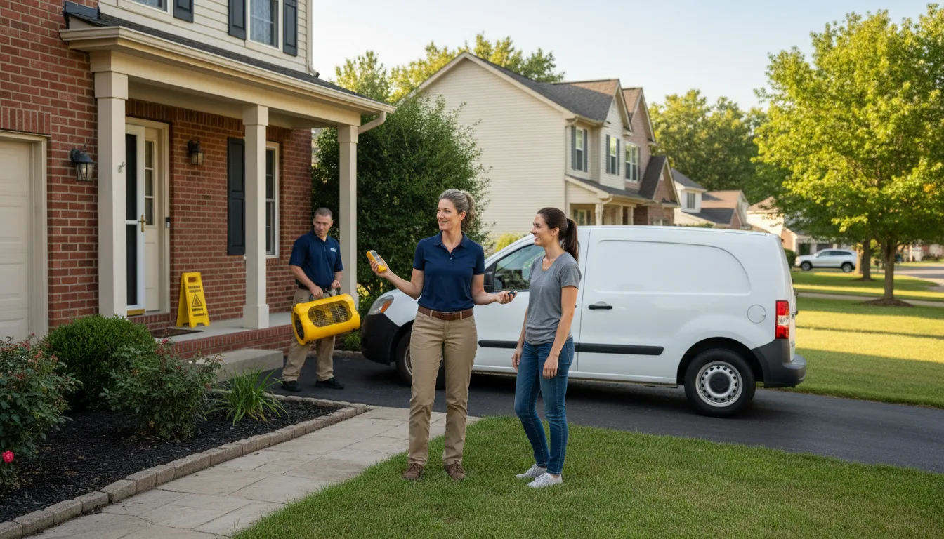Water restoration image for Dehumidification And Cleanup Services in West Hatfield, MA